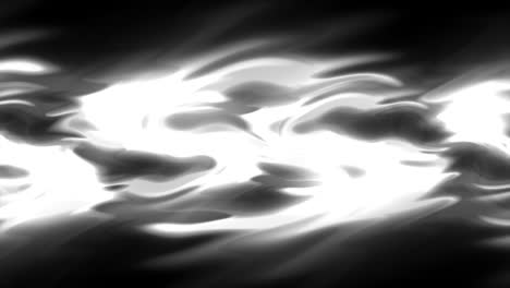 abstract black and white fluid design