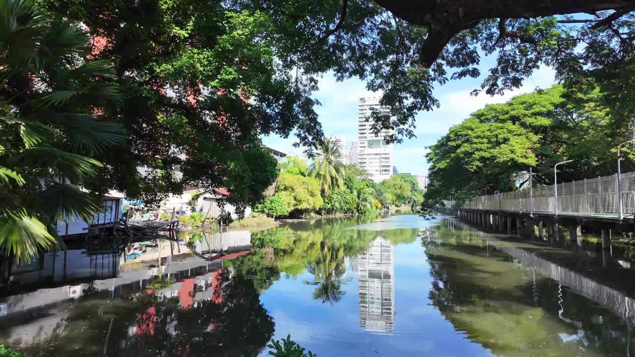 Benjakitti park Bangkok Thailand outdoor nature retreat Southeast Asia