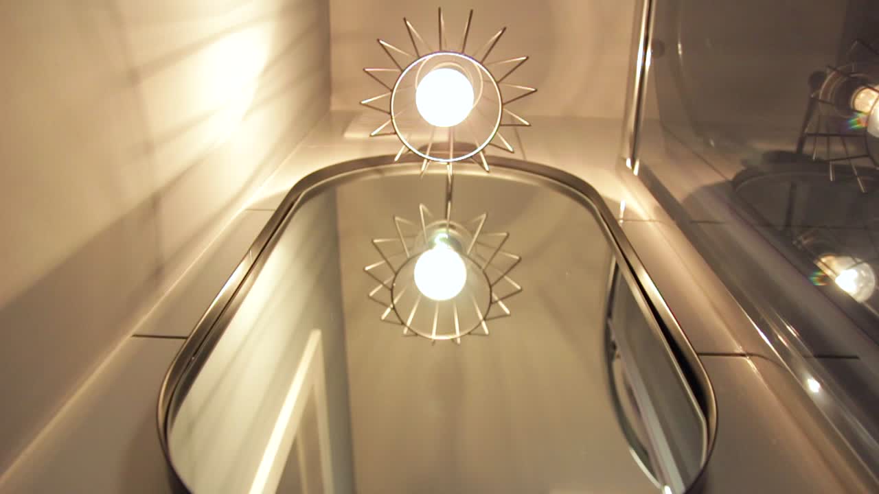 Fancy mirror shot in a bathroom