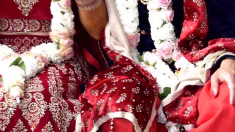 shot-of-bride---groom-with-wedding-flower