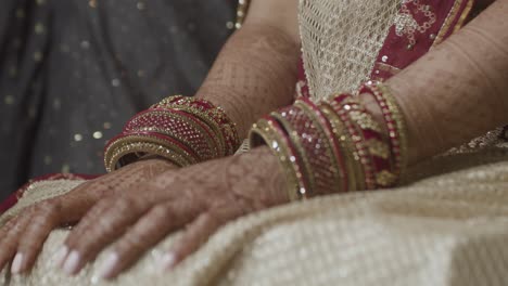 gorgeous bridal accessories with metal bracelets called kadas