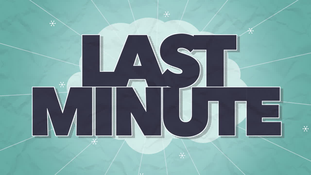 última hora en la nube con líneas retro