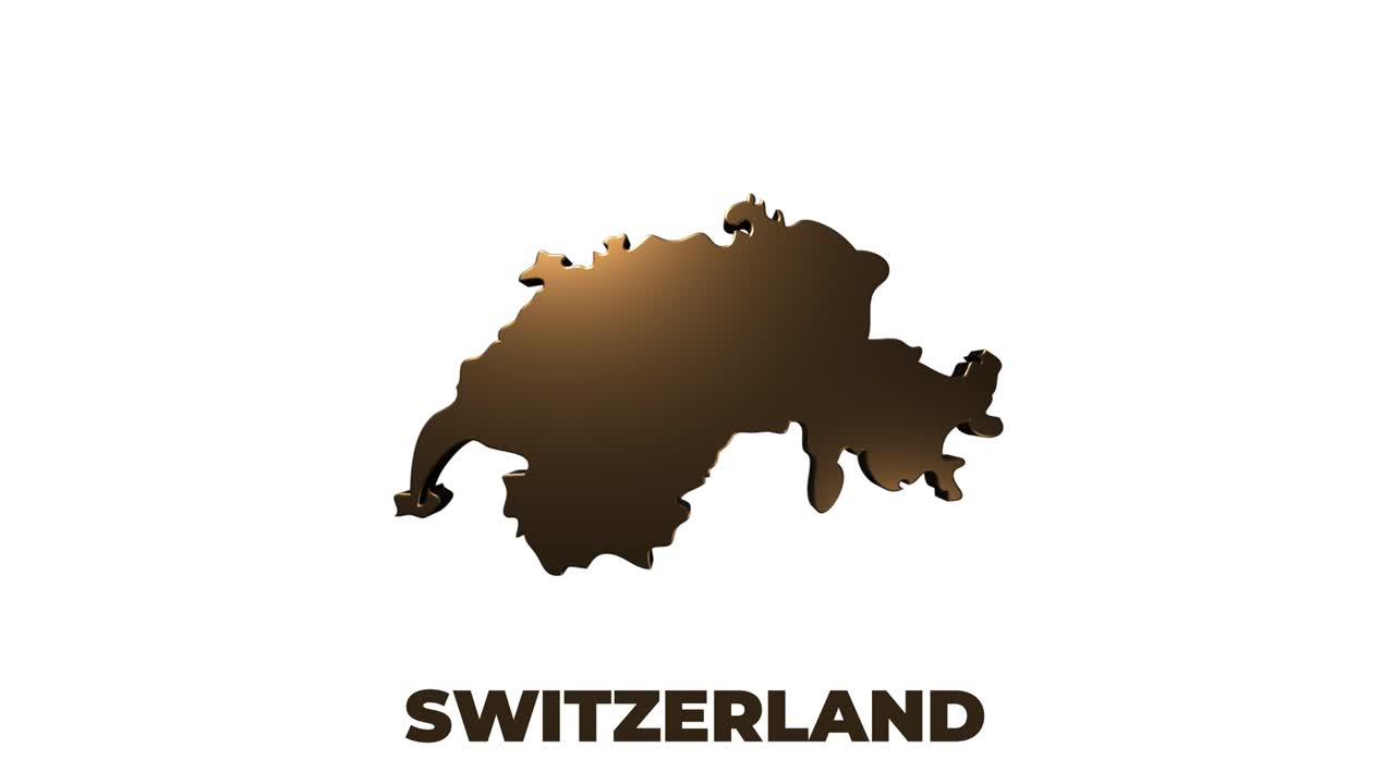스위스 지도는 지역별로 소개됩니다. 4k 애니메이션 스위스 지도 소개 배경에는 국가가 하나씩 나타나고 사라지고 카메라 움직임이 있습니다.