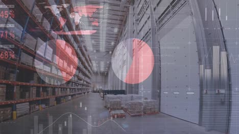 Animation-of-data-processing-over-empty-warehouse