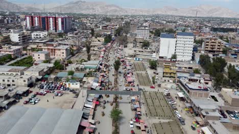 impresionante fotografía aérea de la ciudad de jalalabad