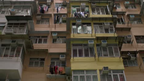 tracking past run down hong kong apartments