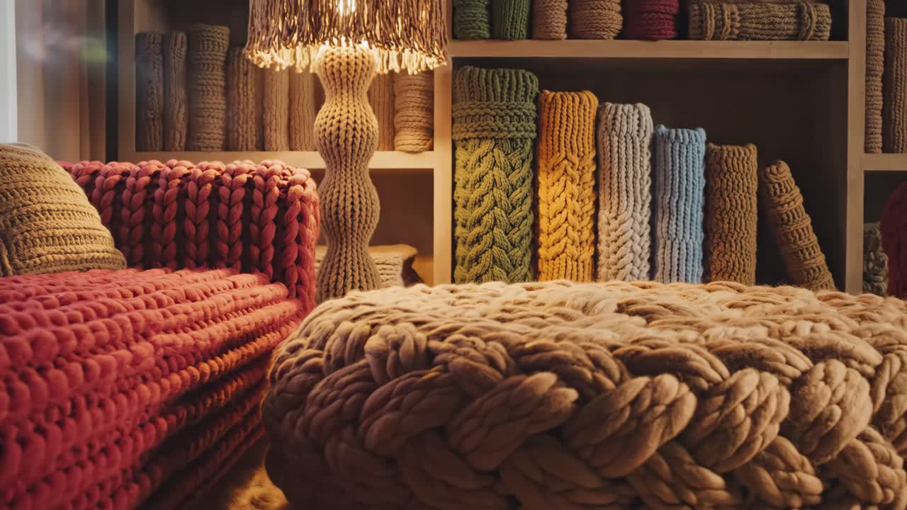 Arredamento e decorazioni fatti a mano all'uncinetto