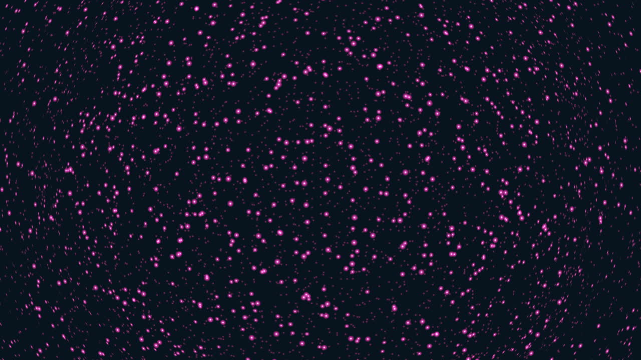 Digitally created artwork group of green dots arranged in circular pattern