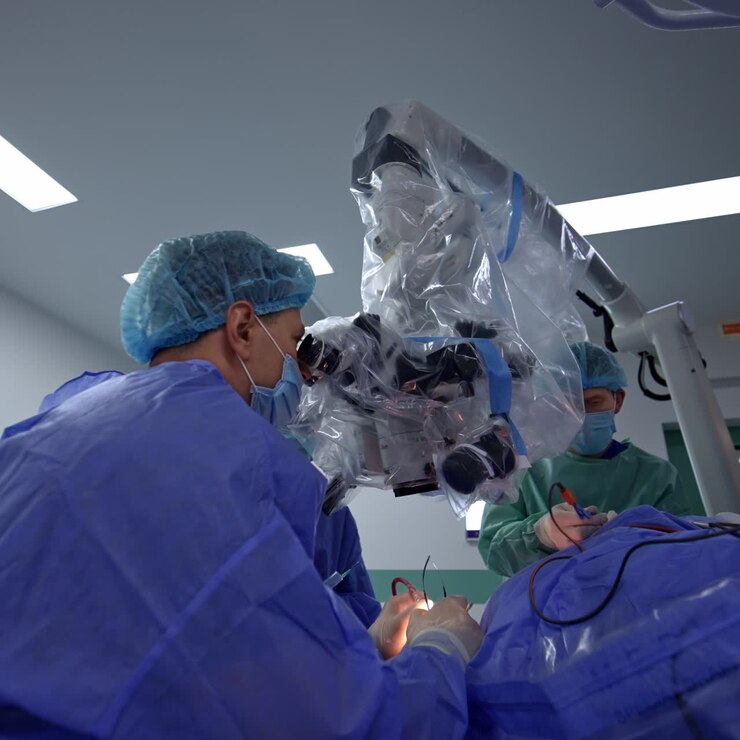 Moderne akut behandling. Professionel neurokirurgisk proces