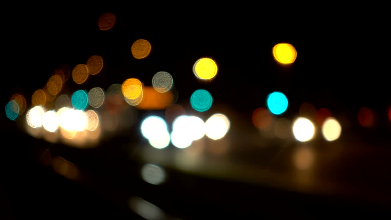 luces de colores bokeh