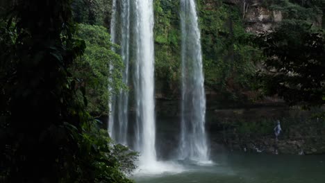 cascada de misol-ha, a beautiful waterfall in chiapas, mexico