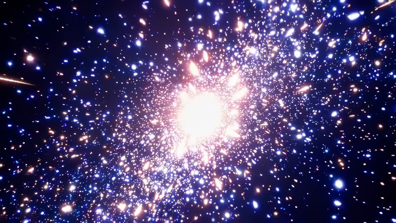 explosion cosmique abstraite