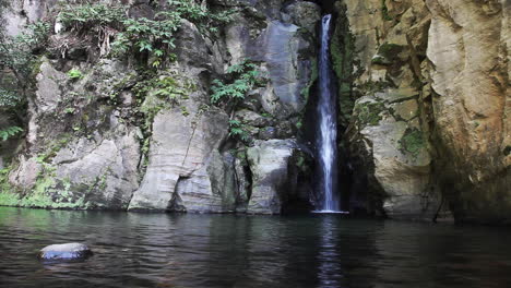 amazing salto do cabrito waterfalls sao miguel island azores portugal