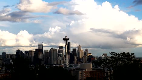 space needle afternoon pan