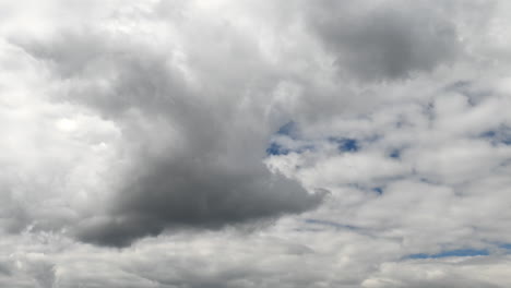 storm clouds time lapse and wind