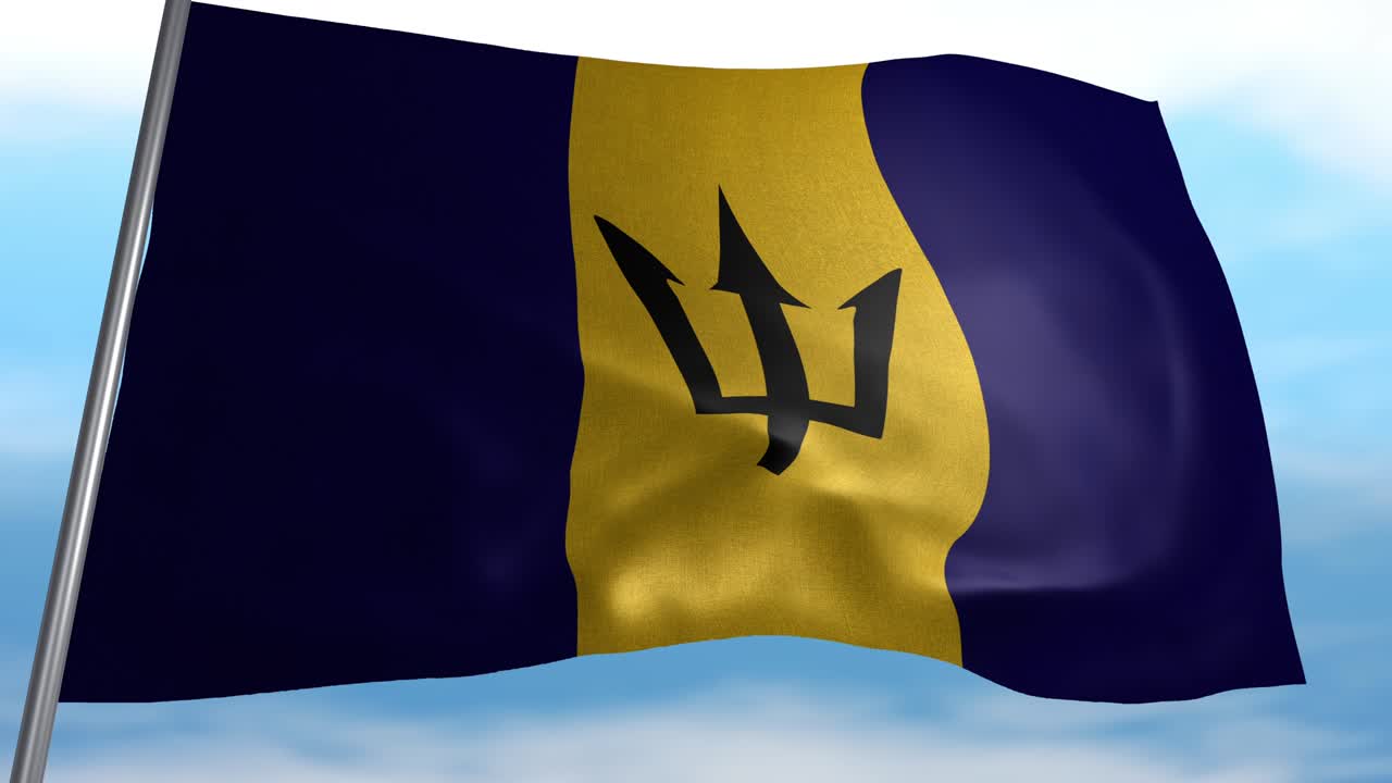 bandera de las barbados