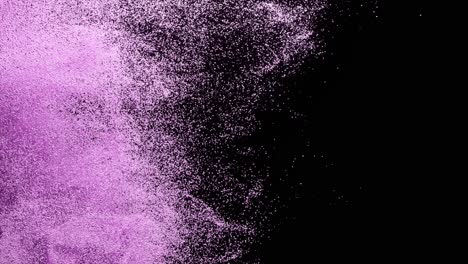 purple powder explosion