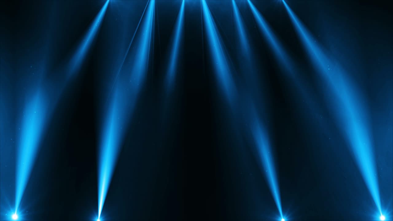 blue spot light stage loop animation