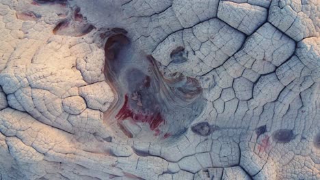 textura áspera de los acantilados de piedra blanca en ee.uu.