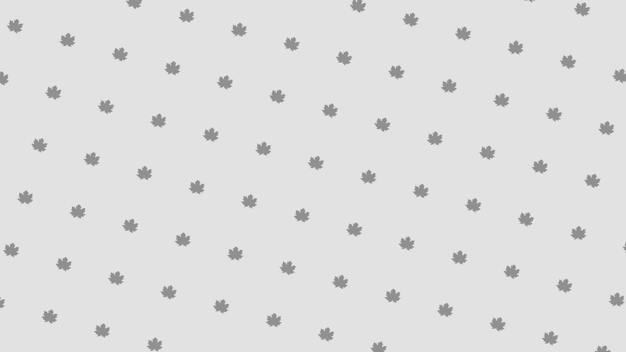 Grey Maple Leaf Pattern