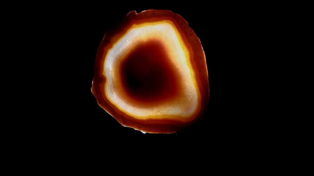 ágata brasileña retroiluminada