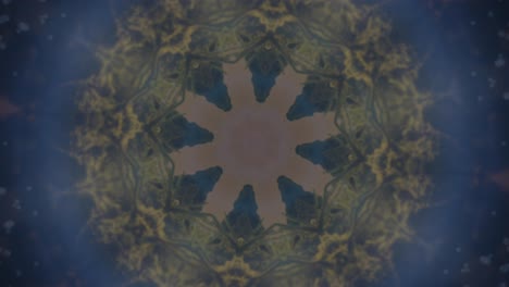 caleidoscopio chakra animación oscura fondo animado