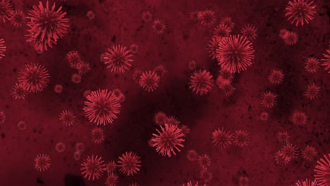 red virus microbes