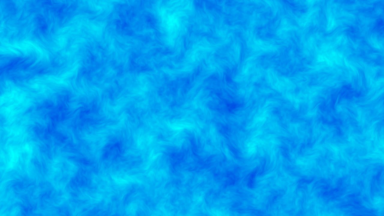 Sfondo con piastrelle da muro, nuvola blu astratta in torsione che cade al rallentatore.