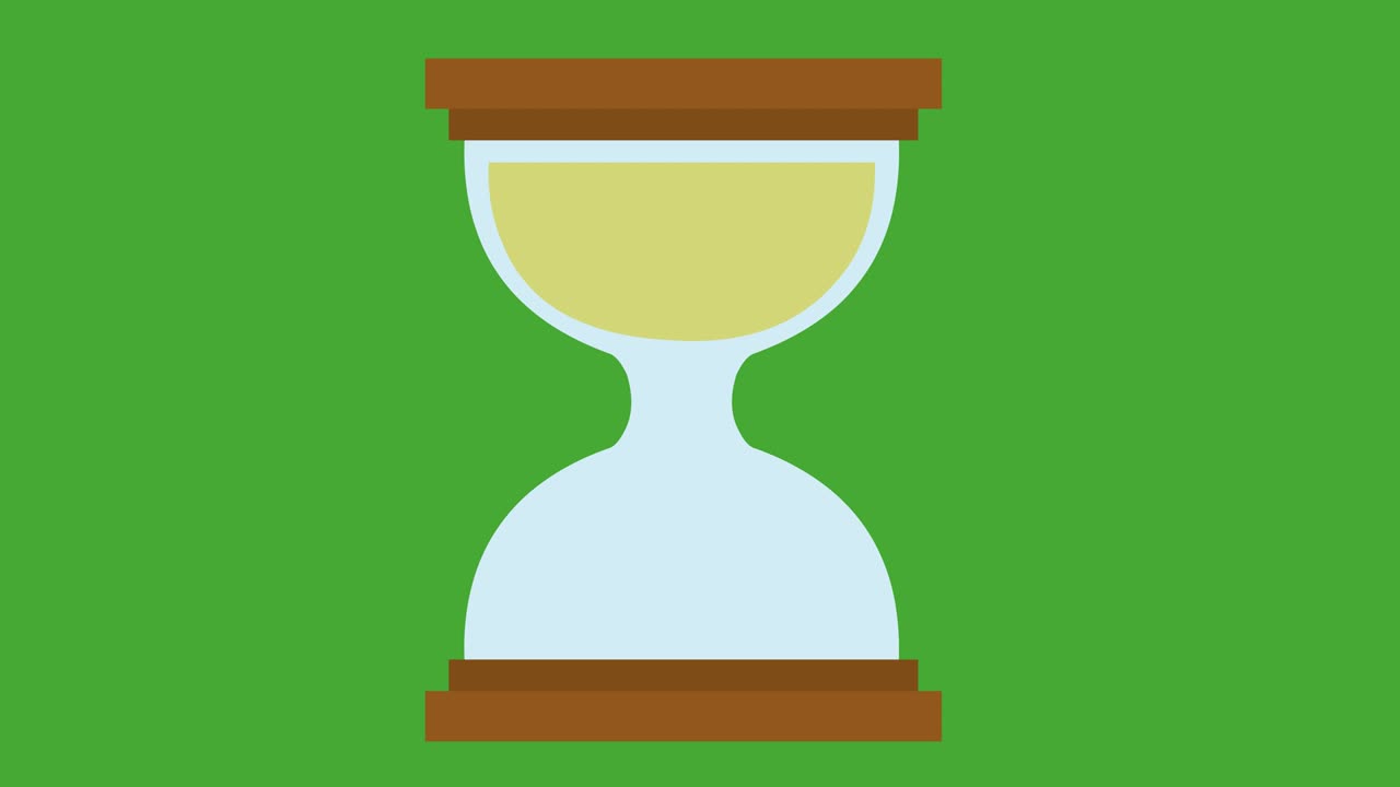 Loop animation hourglass