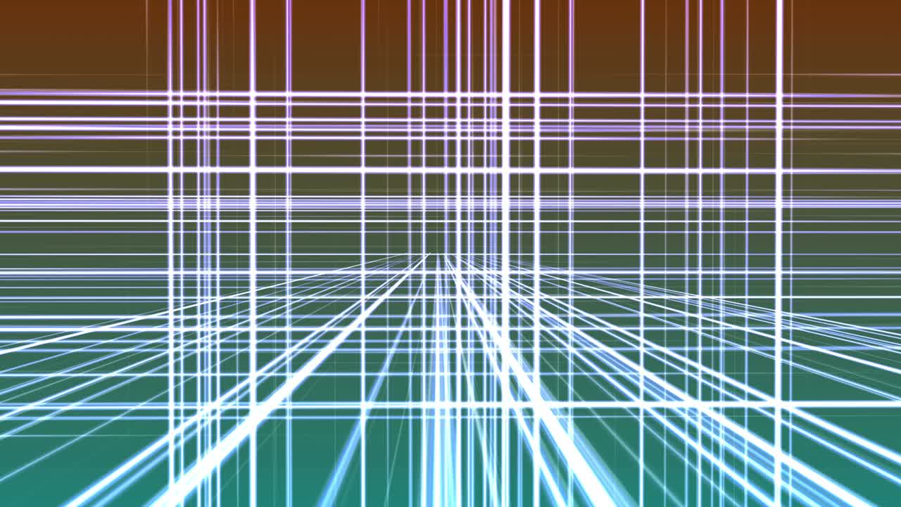 línea geométrica 3d en el espacio 4k