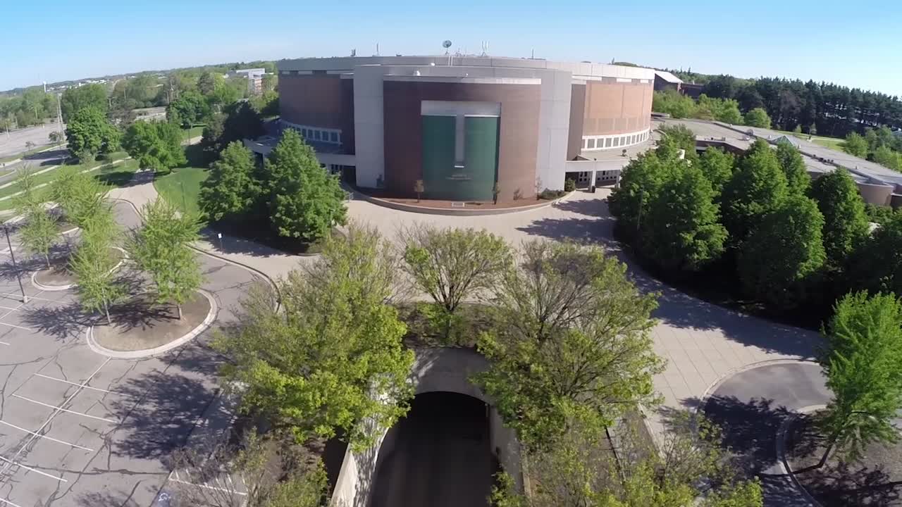Breslin Student Event Center Aerial Michigan State University