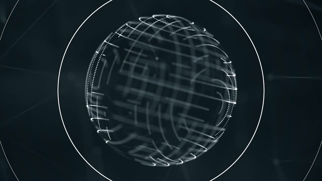 esfera digital abstracta