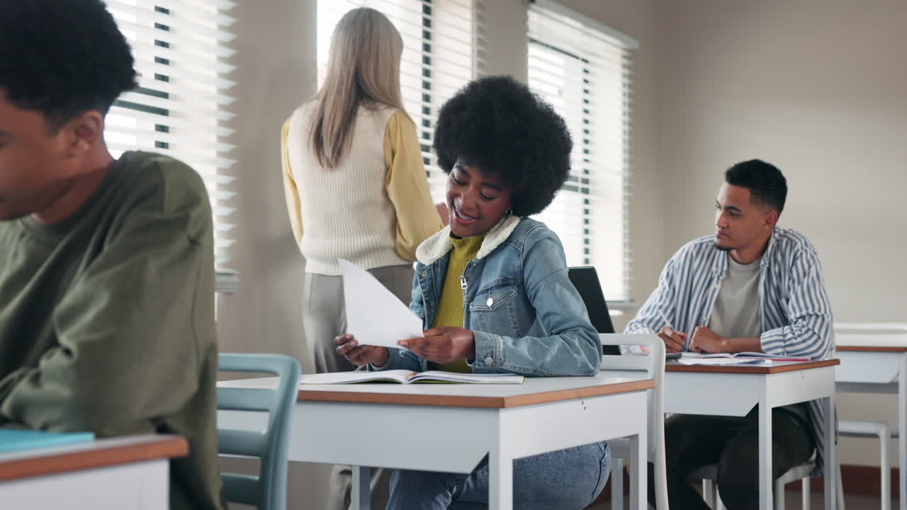 Students in a classroom setting