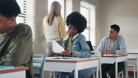 students in a classroom setting