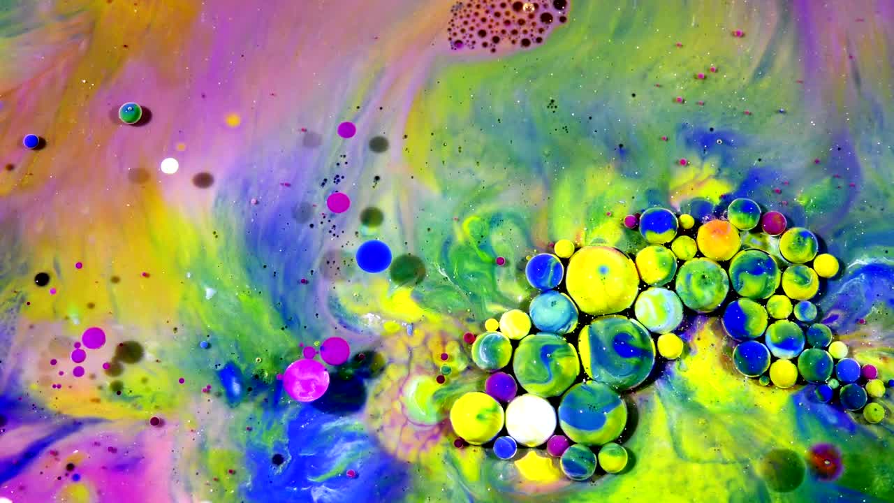 pintura de tinta de arte explotan difusión en la esfera