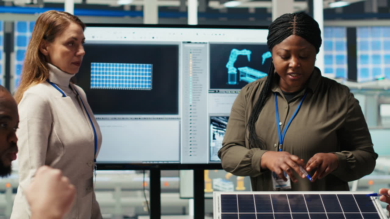 Shareholders Meeting In Photovoltaics Plant, Analyzing Market Trends