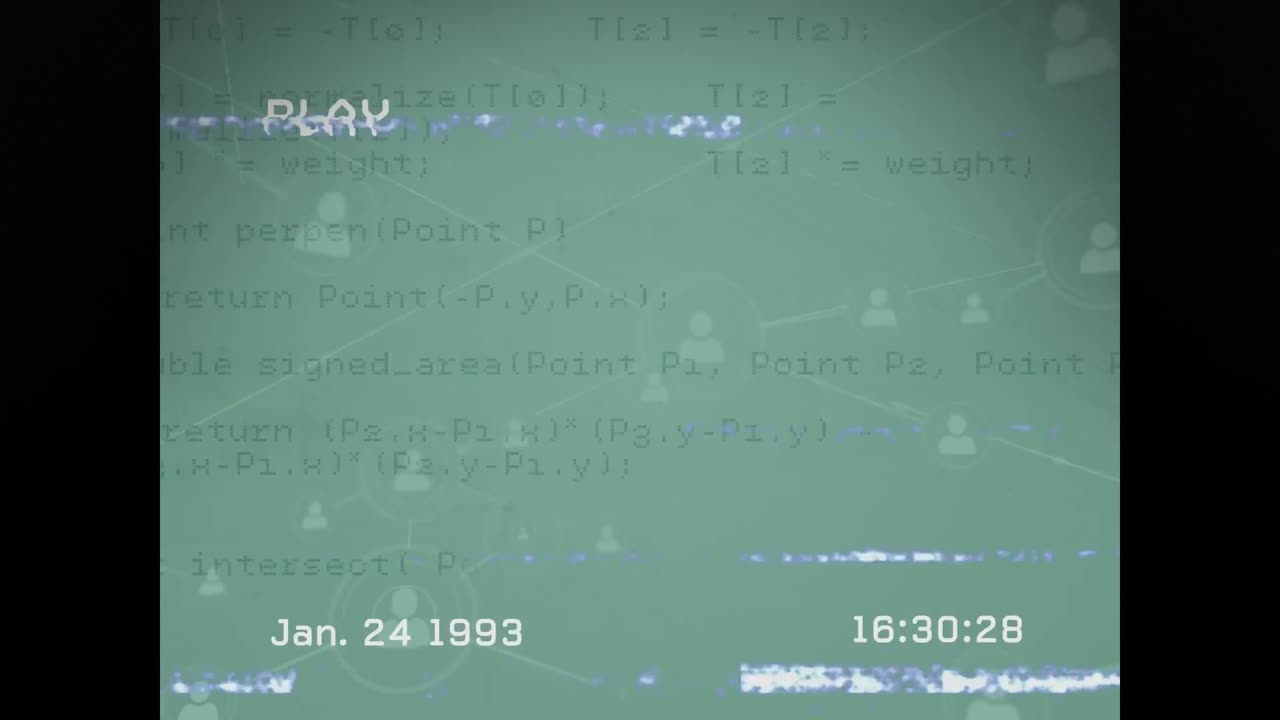 디지털 인터페이스, 연결 네트워크 및 오류가 있는 데이터 처리와 함께 화면의 애니메이션