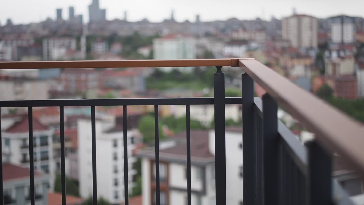Balcony View of Cityscape