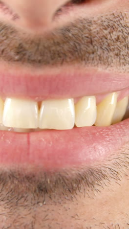 close-up of smiling man