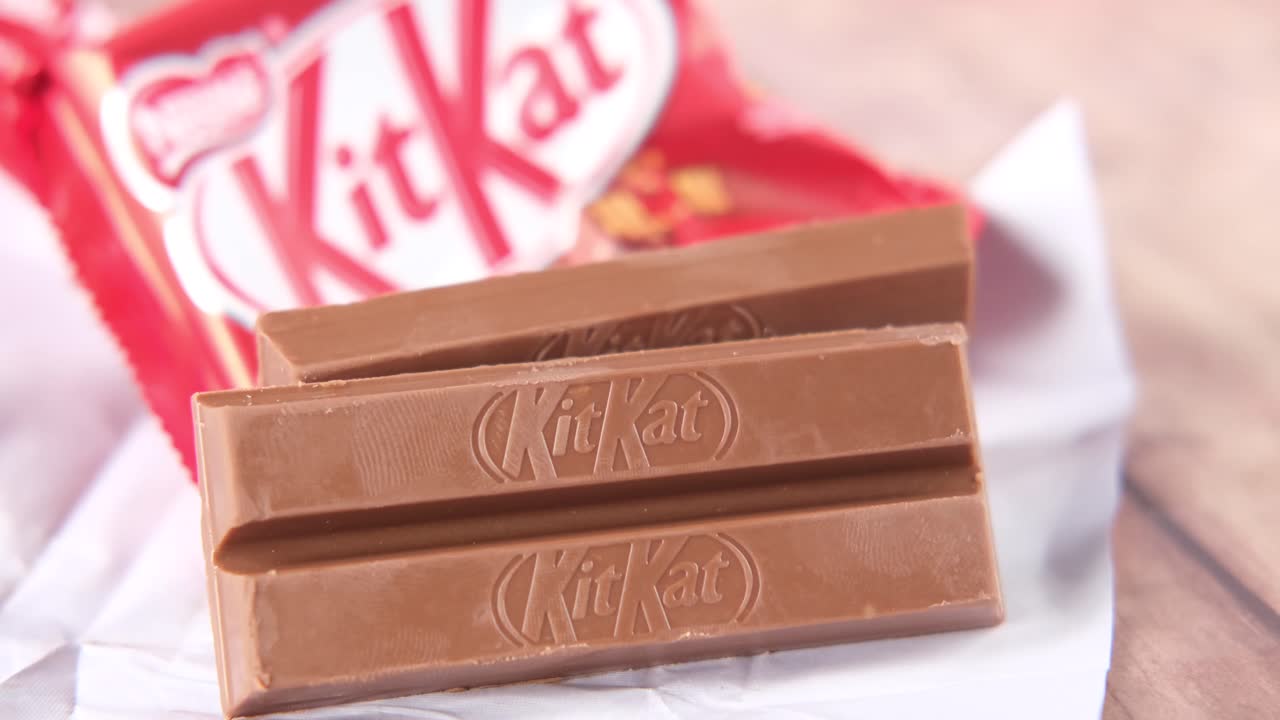 barra de chocolate de kitkat