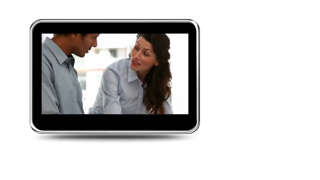 montaje de personas de negocios trabajando juntas