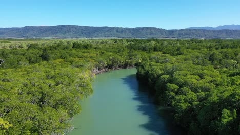 Cairns---Flug-über-Den-Fluss-Port-Douglas