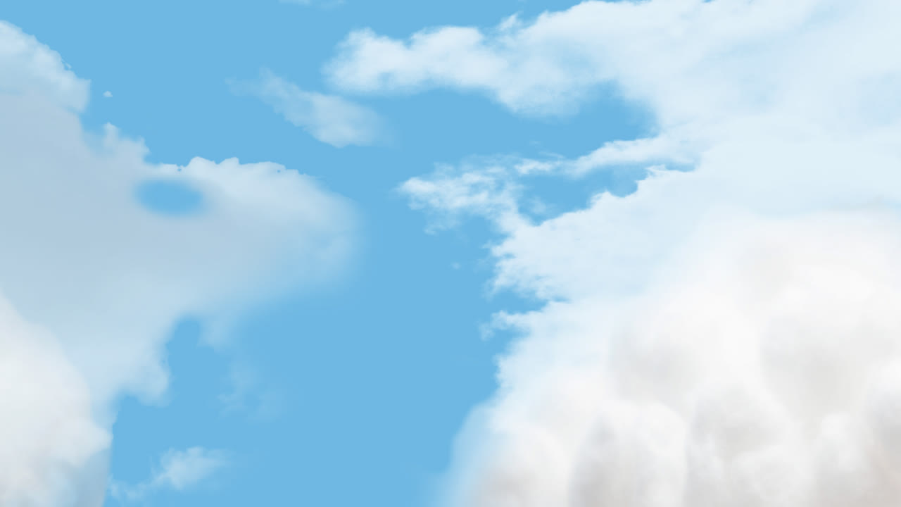 Clouds in the sky 4k
