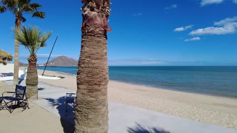 beautiful scenery of a sea beach at san felipe baja california mexico