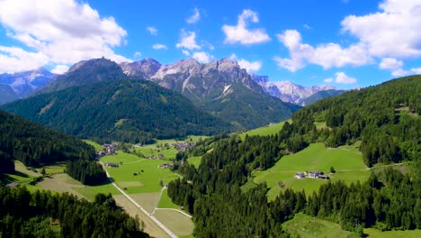 scenic view of the beautiful landscape in the alps