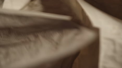 crumpled beige paper texture