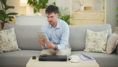 businessman working on development strategy