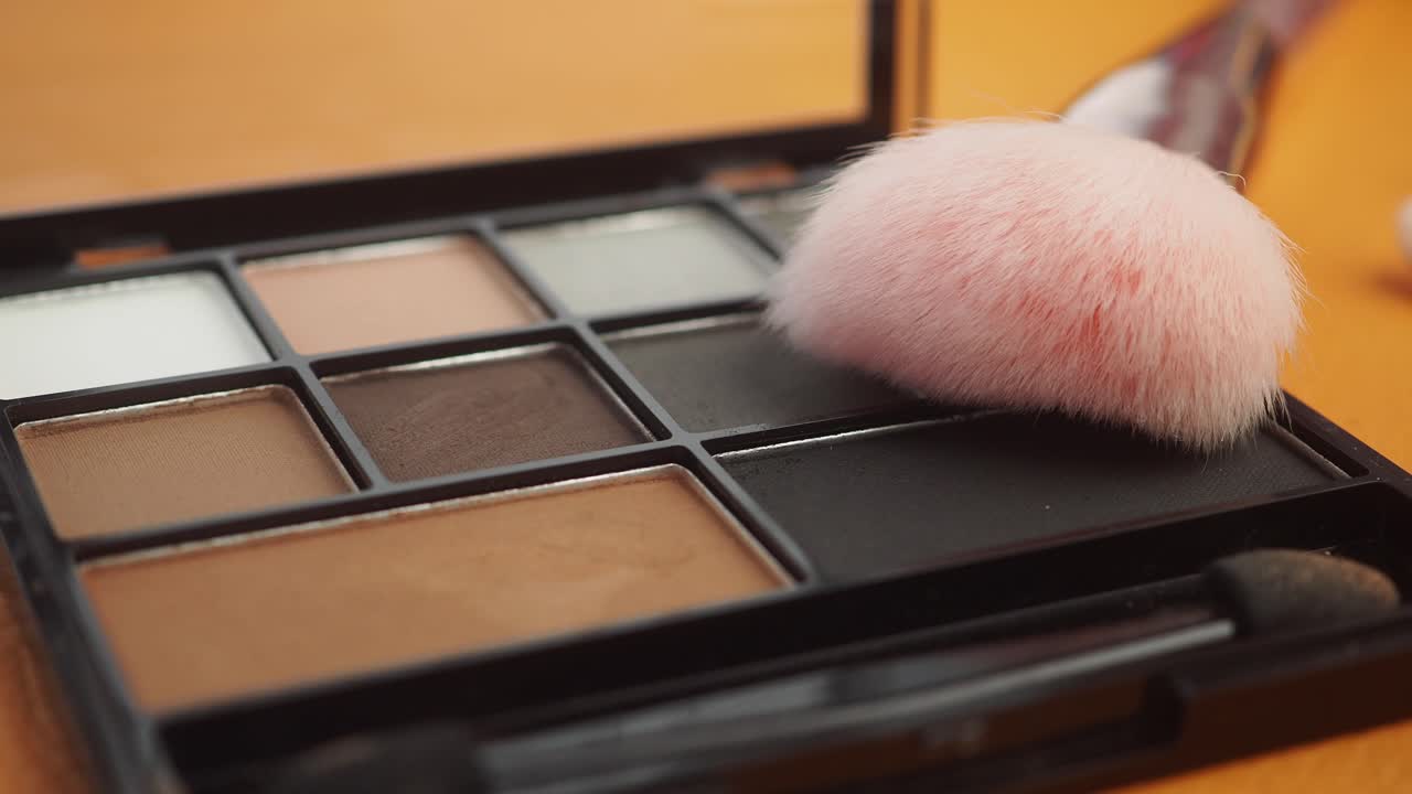 Makeup Eyeshadow Palette and Brushes