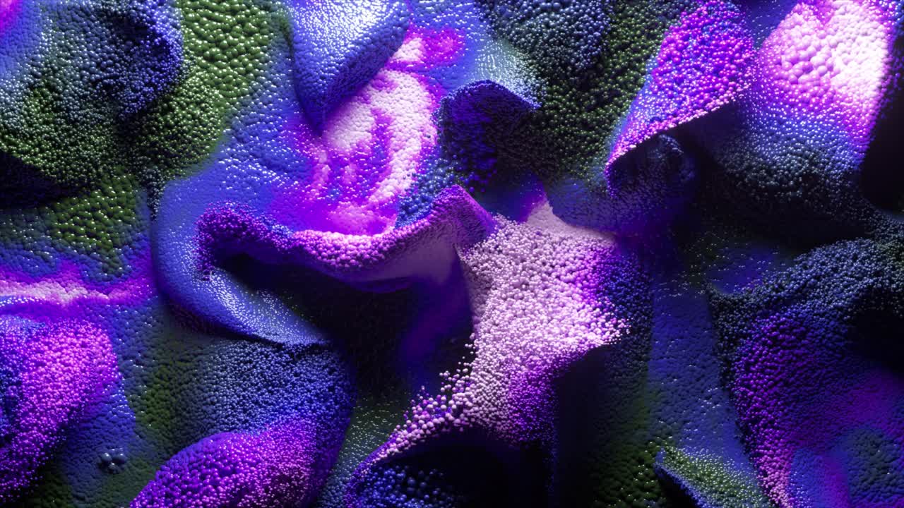 textura abstractamente colorida con burbujas