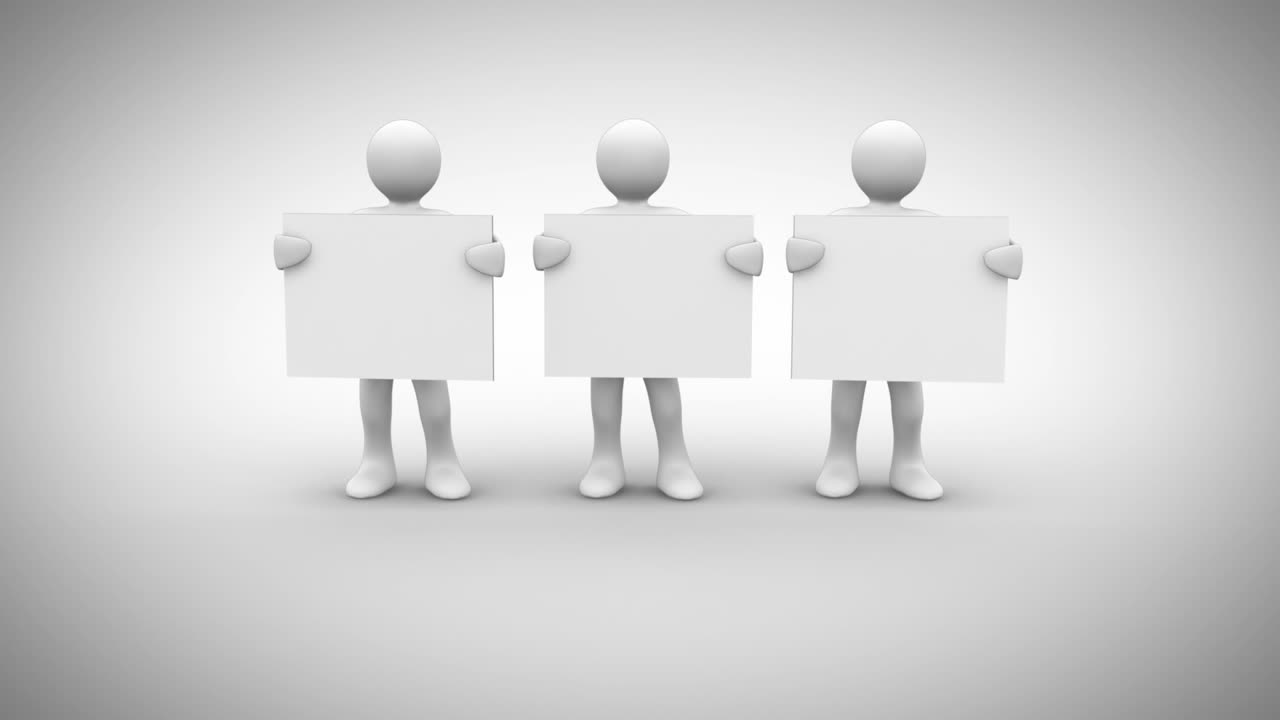 빈 표시를 표시하는 색 문자